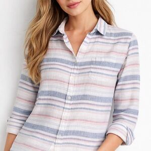 Marine Layer Button-Up Shirt Size Small Cozy Casual Cottagecore Beach Resort